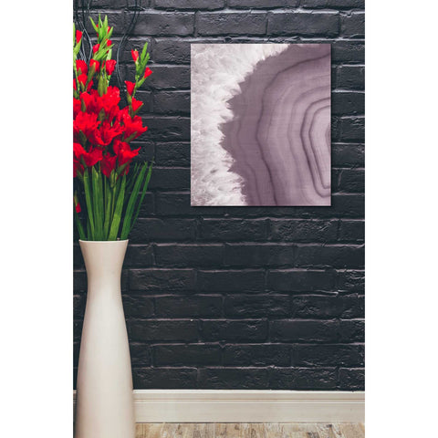Image of 'Agate Geode I PLUM' by Wild Apple Portfolio, Canvas Wall Art,20 x 24