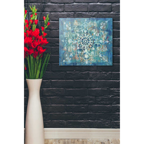 Image of 'Mandala in Blue I' by Danhui Nai, Canvas Wall Art,20 x 24