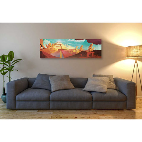 Image of 'Low Poly Pyramid' by Jonathan Lam, Giclee Canvas Wall Art