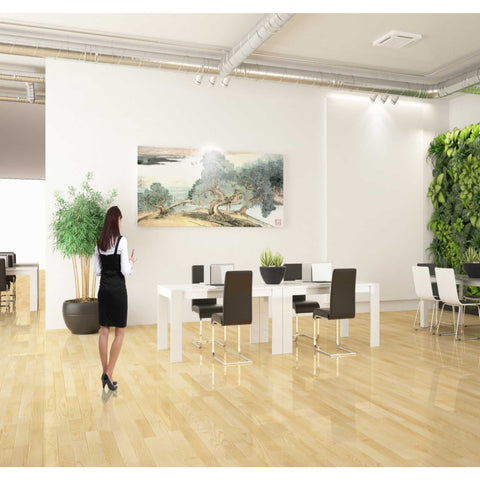 Image of 'A Stroll Along the Riverbank' by River Han, Canvas Wall Art,20 x 40