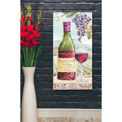 Image of 'Wine Country VI' by Daphne Brissonet, Canvas Wall Art,20 x 40