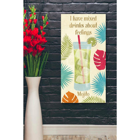 Image of 'Exotic Breeze XVI' by Veronique Charron, Canvas Wall Art,20 x 40