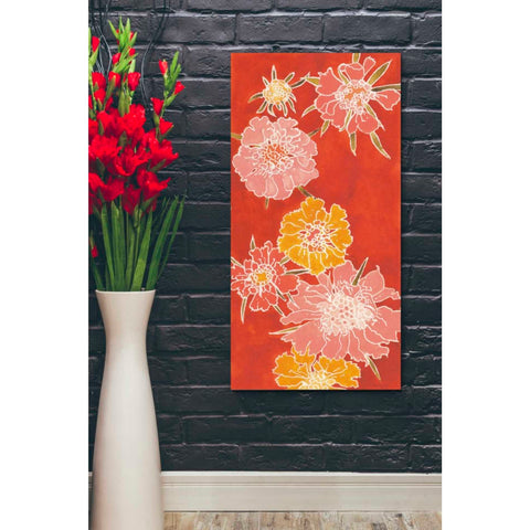 Image of 'Cloisonne Beauty I' by Shirley Novak, Canvas Wall Art,40 x 20