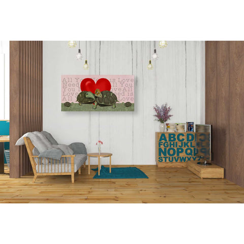 Image of 'Love is in the Air Collection H' by Fab Funky Giclee Canvas Wall Art