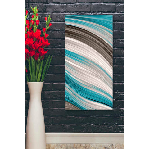 Image of 'Aqua Sweep II' by James Burghardt Giclee Canvas Wall Art