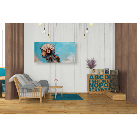 Image of 'Rosie The Rocketeer' by Craig Snodgrass, Canvas Wall Art,20 x 40