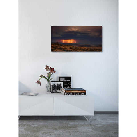 Image of 'Arches Light Snow' by Darren White, Canvas Wall Art,20 x 40