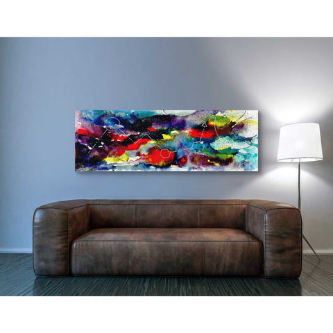 Image of 'Watercolor Nebula 2.0' by Craig Snodgrass, Canvas Wall Art,20 x 60