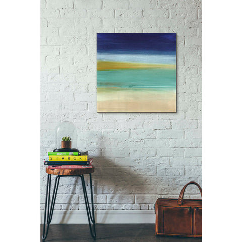 Image of 'Beach II' by Linda Woods, Canvas Wall Art,26 x 26
