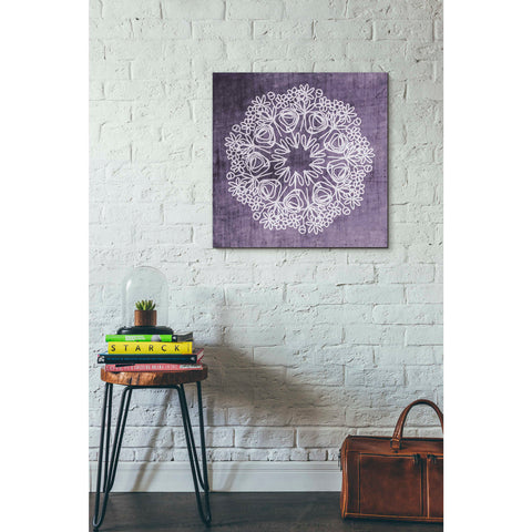 Image of 'Boho Glow Mandala II' by Linda Woods, Canvas Wall Art,26 x 26