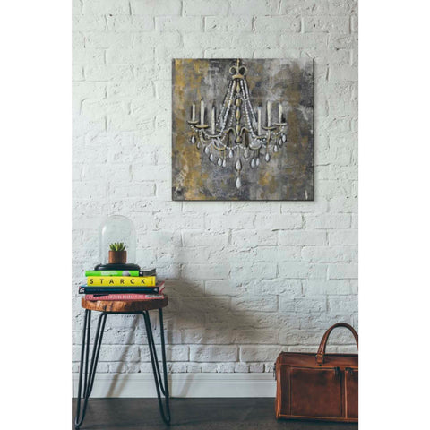Image of 'Vintage Chandelier II' by Silvia Vassileva, Canvas Wall Art,26 x 26