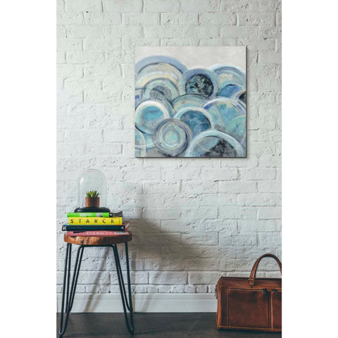 Image of 'Variation Blue Grey III' by Silvia Vassileva, Canvas Wall Art,26 x 26