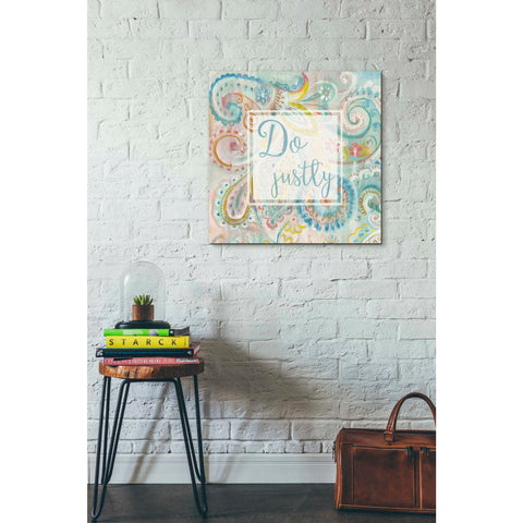 Image of 'Spring Dream Paisley II Pink Sentiment' by Danhui Nai, Canvas Wall Art,26 x 26