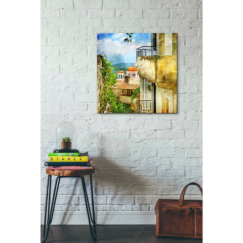 Image of 'Santorini II' Canvas Wall Art,26 x 26
