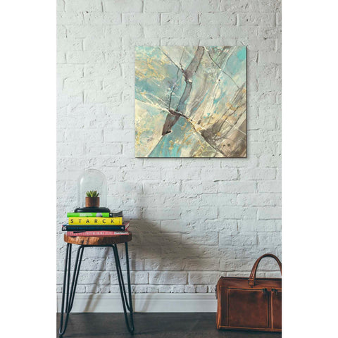 Image of 'Blue Water II' by Albena Hristova, Canvas Wall Art,26 x 26