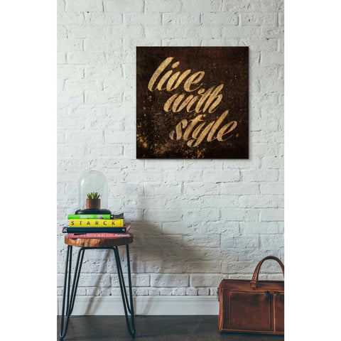 Image of 'Shoe Fetish Quotes III' by Emily Adams, Canvas Wall Art,26 x 26