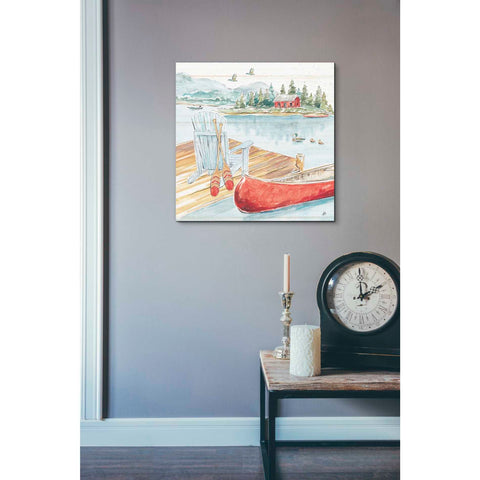 Image of 'Lake Moments III' by Daphne Brissonet, Canvas Wall Art,26 x 26