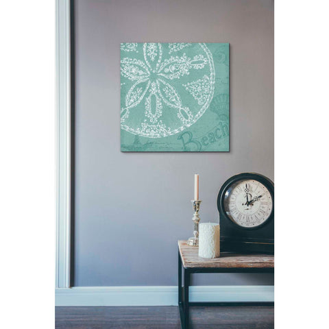 Image of 'Aqua Treasure II' by Daphne Brissonet, Canvas Wall Art,26 x 26