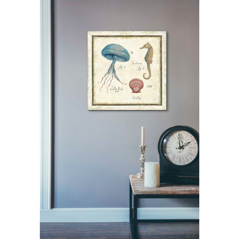 Image of 'Oceanography III' by Daphne Brissonet, Canvas Wall Art,26 x 26