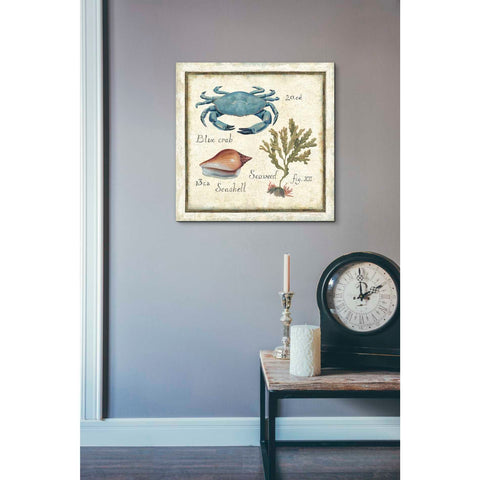 Image of 'Oceanography IV' by Daphne Brissonet, Canvas Wall Art,26 x 26