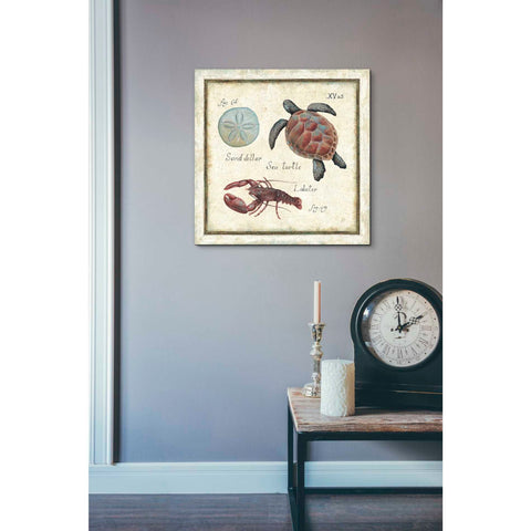 Image of 'Oceanography II' by Daphne Brissonet, Canvas Wall Art,26 x 26