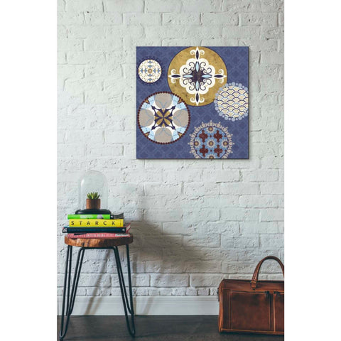 Image of 'Mediterranean Blue III' by Veronique Charron, Canvas Wall Art,26 x 26