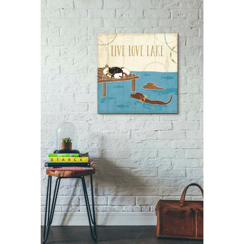 Image of 'Lake Pals V' by Veronique Charron, Canvas Wall Art,26 x 26