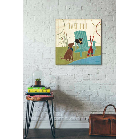 Image of 'Lake Pals IV' by Veronique Charron, Canvas Wall Art,26 x 26