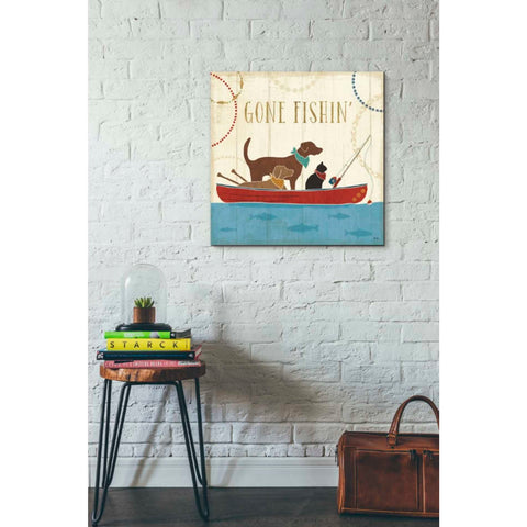 Image of 'Lake Pals III' by Veronique Charron, Canvas Wall Art,26 x 26