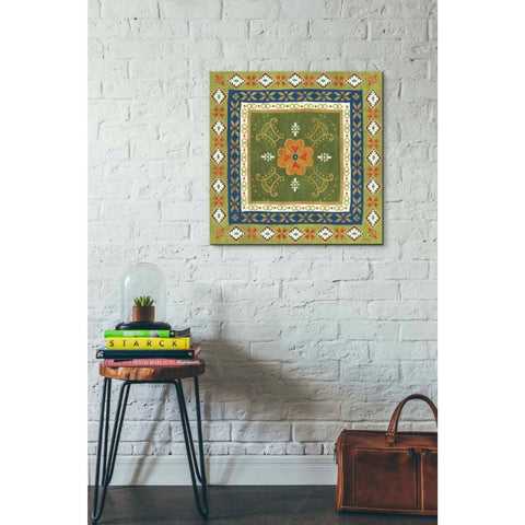 Image of 'Mexican Fiesta III' by Veronique Charron, Canvas Wall Art,26 x 26