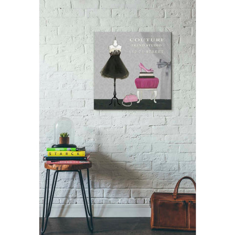 Image of 'Dress Fitting Boutique Sq III' by Marco Fabiano, Canvas Wall Art,26 x 26