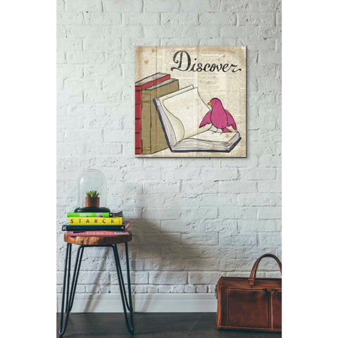 Image of 'Bird Inspiration Discover' by Elyse DeNeige, Canvas Wall Art,26 x 26