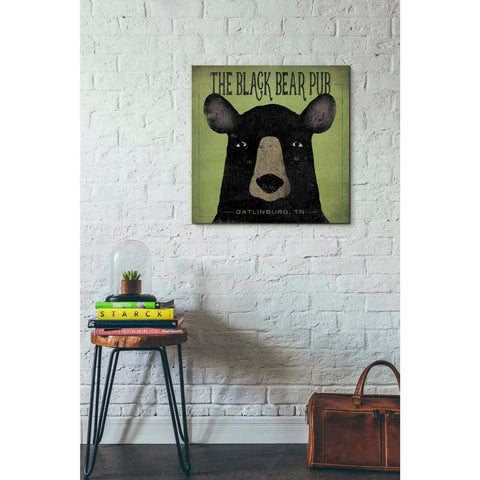 Image of 'The Black Bear Pub' by Ryan Fowler, Canvas Wall Art,26 x 26