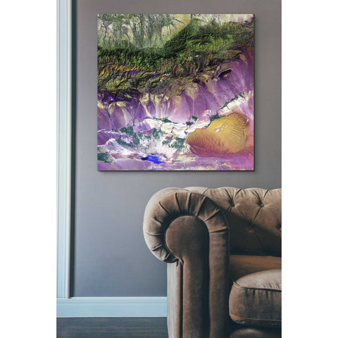 Image of 'Earth As Art: Bogda Mountains' Canvas Wall Art,26 x 26