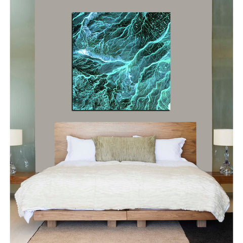 Image of 'Earth As Art: Wadi Branches' Canvas Wall Art,26 x 26