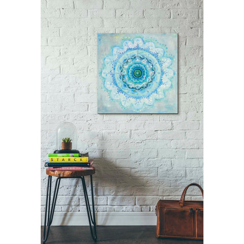 Image of 'Coastal Mandala' by Danhui Nai, Canvas Wall Art,26 x 26