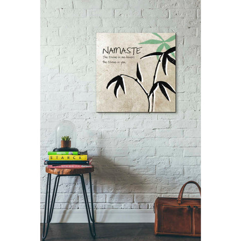 Image of 'Namaste' by Linda Woods, Canvas Wall Art,26 x 26