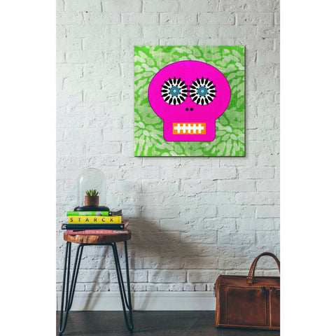 Image of 'Day Of The Dead II' by Linda Woods, Canvas Wall Art,26 x 26