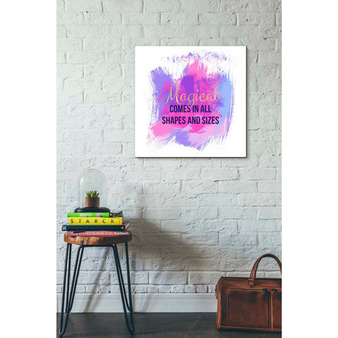 Image of 'Magical Comes In All Shapes' by Linda Woods, Canvas Wall Art,26 x 26