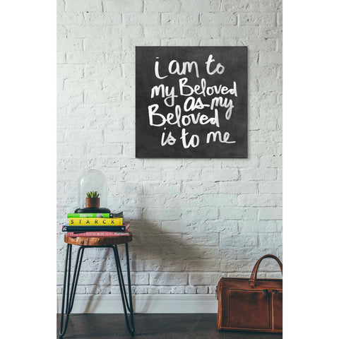 Image of 'Beloved' by Linda Woods, Canvas Wall Art,26 x 26