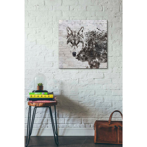 Image of 'Lone Wolf' by Irena Orlov, Canvas Wall Art,26 x 26
