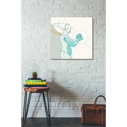 Image of 'Alpha Omega Ice' by Craig Snodgrass, Canvas Wall Art,26 x 26