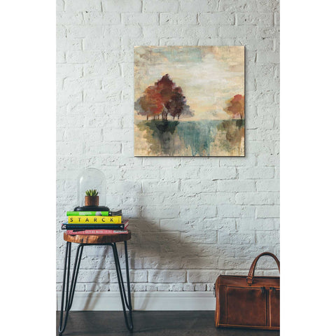 Image of 'Landscape Monotype II' by Silvia Vassileva, Canvas Wall Art,26 x 26