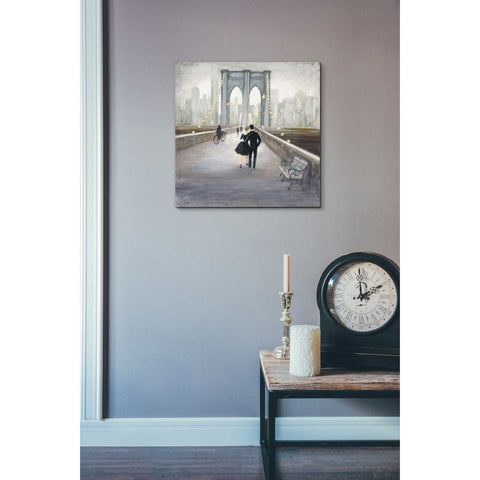 Image of 'Bridge to NY V2' by Julia Purinton, Canvas Wall Art,26 x 26