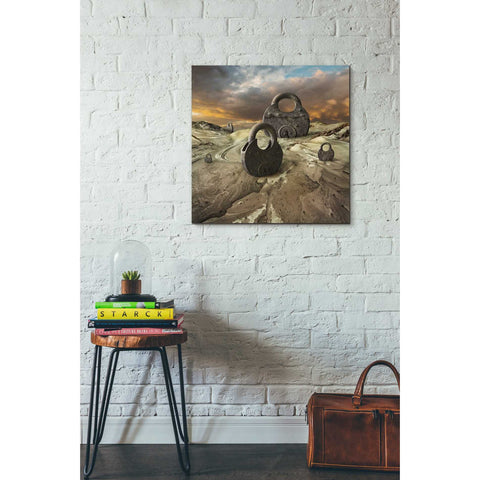 Image of 'Entries' by Dariusz Klimczak, Canvas Wall Art,26 x 26