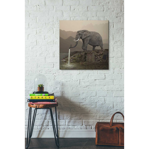 Image of 'Hydrant' by Dariusz Klimczak, Canvas Wall Art,26 x 26