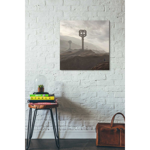 Image of 'Land of Keys' by Dariusz Klimczak, Canvas Wall Art,26 x 26