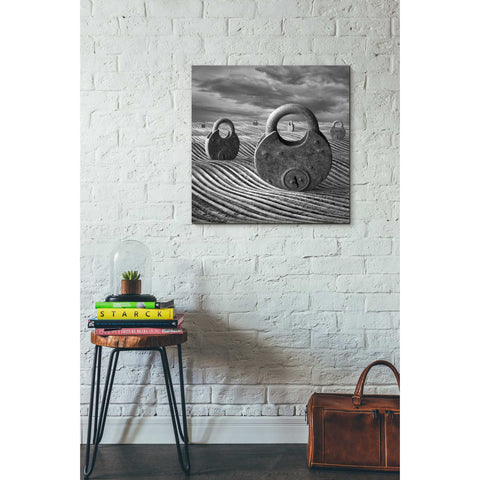 Image of 'Locked Landscape' by Dariusz Klimczak, Canvas Wall Art,26 x 26
