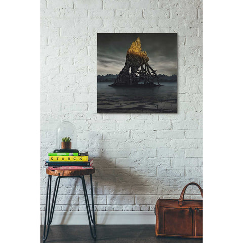 Image of 'Temple of Light' by Dariusz Klimczak, Canvas Wall Art,26 x 26