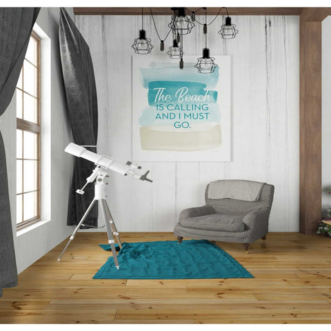 Image of 'The Beach Is Calling' by Linda Woods, Canvas Wall Art,26 x 30